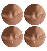 Cross Necklace for Women with Initial, 14K Gold Plated Dainty Cross Pendant Choker Initial Gold Necklace for Women Jewelry Gift